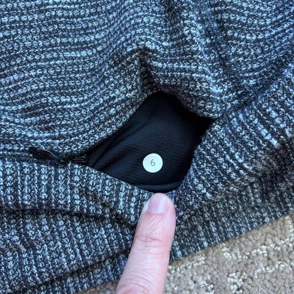 Lululemon Race Your Pace Long Sleeve Running Shirt Women's 6 Gray/Black Gym Run - Picture 4 of 8
